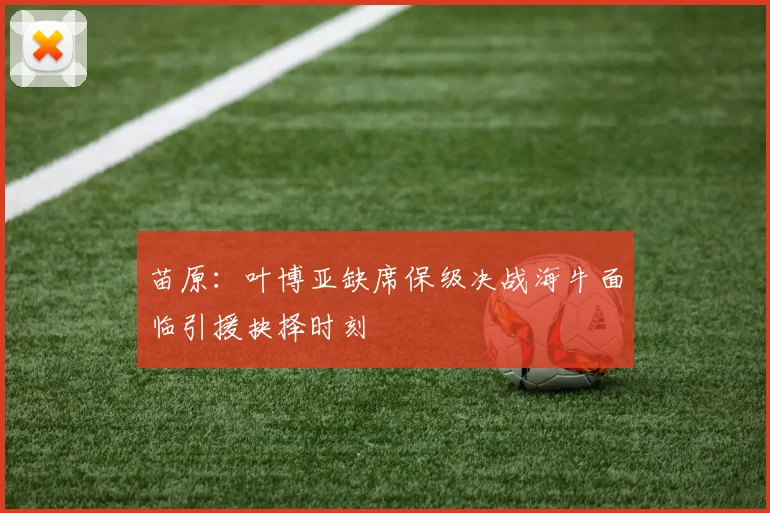 苗原：叶博亚缺席保级决战海牛面临引援抉择时刻